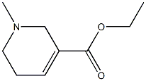 Ethyl 1-methyl-1,2,5,6-tetrahydropyridine-3-carboxylate Struktur