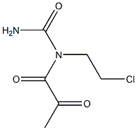 2OXOPROPYLN2CHLOROETHYLUREA Struktur