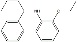 2-ethoxy-N-(1-phenylbutyl)aniline Struktur