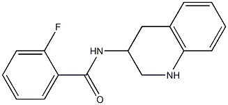 2-fluoro-N-(1,2,3,4-tetrahydroquinolin-3-yl)benzamide Structure