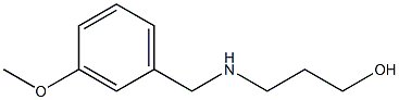 3-{[(3-methoxyphenyl)methyl]amino}propan-1-ol Struktur