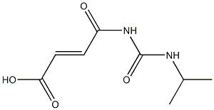 4-oxo-4-[(propan-2-ylcarbamoyl)amino]but-2-enoic acid Struktur