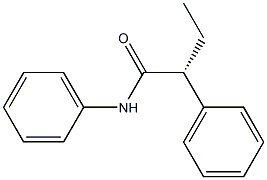[R,(-)]-2-Phenyl-N-phenylbutyramide Struktur