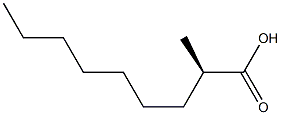 [R,(-)]-2-Methylnonanoic acid Struktur
