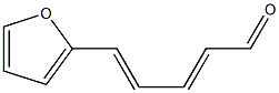 (2E,4E)-5-(2-Furyl)-2,4-pentadienal Struktur