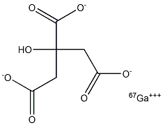 GalliumCitrate[67Ga] Struktur