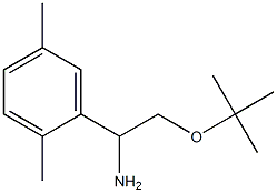 2-(tert-butoxy)-1-(2,5-dimethylphenyl)ethan-1-amine Struktur