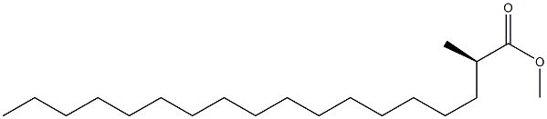 [R,(-)]-2-Methylstearic acid methyl ester Struktur