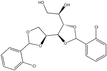 3-O,4-O:5-O,6-O-Bis(2-chlorobenzylidene)-L-glucitol Structure