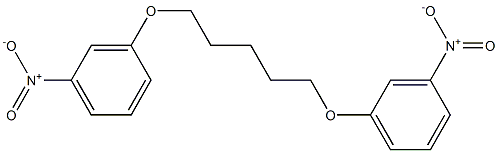 1-nitro-3-{[5-(3-nitrophenoxy)pentyl]oxy}benzene Structure