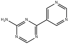 4-(5-Pyrimidyl)-1,3,5-triazin-2-amine Structure