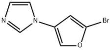 2-Bromo-4-(imidazol-1-yl)furan, 1622840-58-7, 結(jié)構(gòu)式