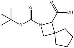 2-(tert-butoxycarbonyl)-2-azaspiro[3.4]octane-1-carboxylic acid Structure