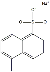 5-Methyl-1-naphthalenesulfonic acid sodium salt Structure