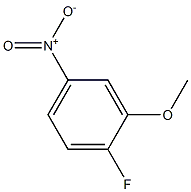 3-Methoxy-4-fluoronitrobenzene Struktur