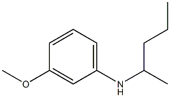 3-methoxy-N-(pentan-2-yl)aniline Struktur