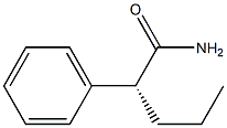 [R,(-)]-2-Phenylvaleramide Struktur