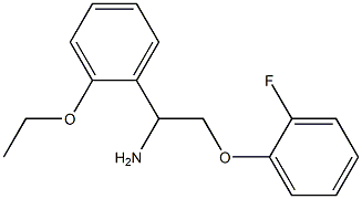 1-(2-ethoxyphenyl)-2-(2-fluorophenoxy)ethanamine Struktur