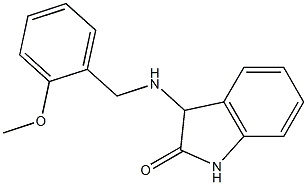 3-{[(2-methoxyphenyl)methyl]amino}-2,3-dihydro-1H-indol-2-one Struktur