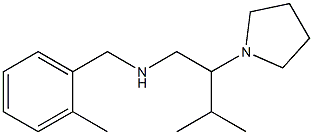 [3-methyl-2-(pyrrolidin-1-yl)butyl][(2-methylphenyl)methyl]amine Struktur