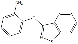2-(1,2-benzisothiazol-3-yloxy)aniline Struktur