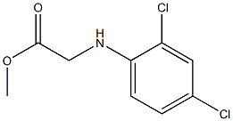 methyl 2-[(2,4-dichlorophenyl)amino]acetate Structure
