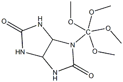 Tetramethoxymethyl glycoluril Struktur