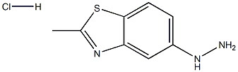 5-Hydrazineyl-2-methylbenzo[d]thiazole hydrochloride Struktur