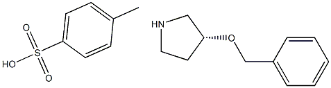 (R)-3-BENZYLOXY-PYRROLIDINE: TOLUENE-4-SULFONIC ACID Struktur