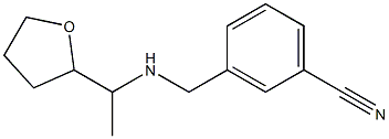 3-({[1-(oxolan-2-yl)ethyl]amino}methyl)benzonitrile Structure