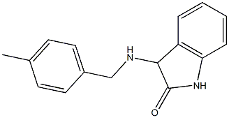 3-{[(4-methylphenyl)methyl]amino}-2,3-dihydro-1H-indol-2-one Struktur