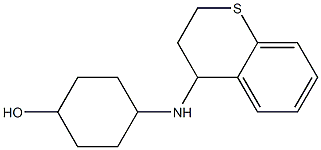 4-(3,4-dihydro-2H-1-benzothiopyran-4-ylamino)cyclohexan-1-ol Structure