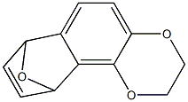 7,10-Epoxynaphtho[1,2-b]-1,4-dioxin,  2,3,7,10-tetrahydro- Struktur