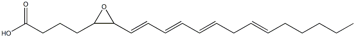 5,6-Epoxy-7,9,11,14-icosatetraenoic acid Struktur