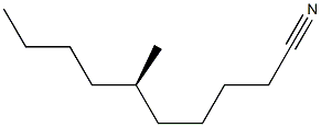 [R,(-)]-6-Methyldecanenitrile Struktur