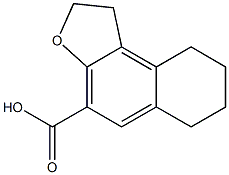 1,2,6,7,8,9-hexahydronaphtho[2,1-b]furan-4-carboxylic acid Struktur