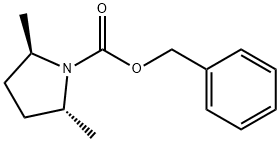 1-Pyrrolidinecarboxylic acid, 2,5-dimethyl-, phenylmethyl ester, (2R-trans)- (9CI)