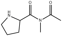 2-Pyrrolidinecarboxamide,N-acetyl-N-methyl-(9CI) Struktur