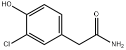 Benzeneacetamide, 3-chloro-4-hydroxy- Struktur