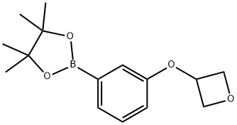 4,4,5,5-tetramethyl-2-[3-(oxetan-3-yloxy)phenyl]- 1,3,2-dioxaborolane Structure