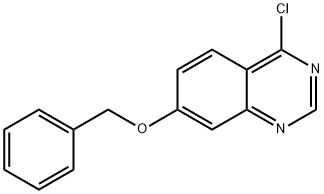 Quinazoline, 4-chloro-7-(phenylmethoxy)- Struktur