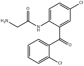Acetamide, 2-amino-N-[4-chloro-2-(2-chlorobenzoyl)phenyl]-|Acetamide, 2-amino-N-[4-chloro-2-(2-chlorobenzoyl)phenyl]-