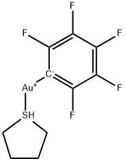 Gold, (2,3,4,5,6-pentafluorophenyl)(tetrahydrothiophene)-|五氟苯基(四氫噻吩)金