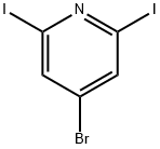 Pyridine, 4-bromo-2,6-diiodo- Structure