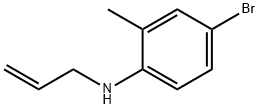 Benzenamine, 4-bromo-2-methyl-N-2-propen-1-yl- Struktur
