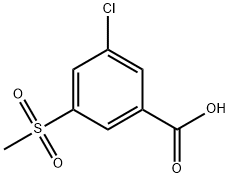 Benzoic acid, 3-chloro-5-(methylsulfonyl)-|3-氯-5-(甲磺?；?苯甲酸