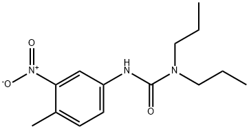 Urea, N'-(4-methyl-3-nitrophenyl)-N,N-dipropyl- Struktur