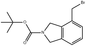 2H-Isoindole-2-carboxylic acid, 4-(bromomethyl)-1,3-dihydro-, 1,1-dimethylethyl ester Structure