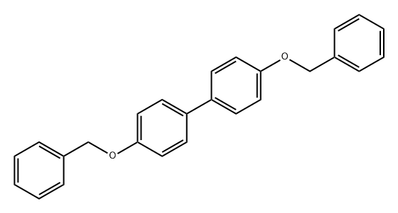 1,1'-Biphenyl, 4,4'-bis(phenylmethoxy)- Structure