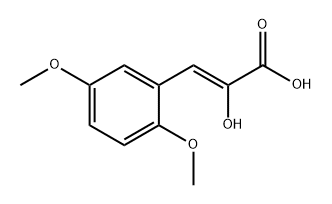 2-Propenoic acid, 3-(2,5-dimethoxyphenyl)-2-hydroxy-, (2Z)-
